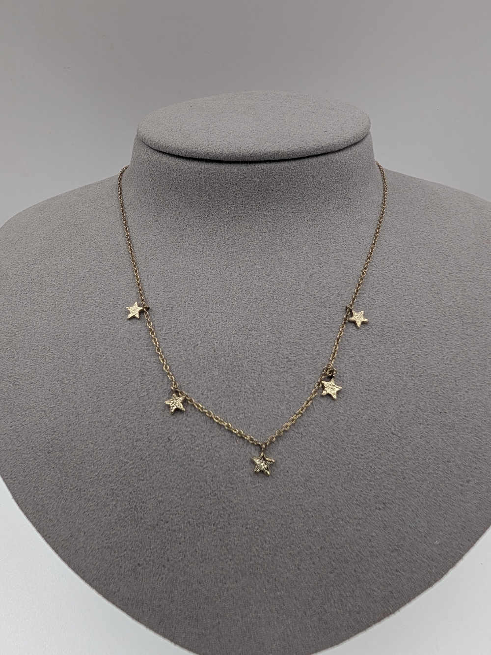 Gorjana 18K Gold Plated Celestial Star Station Dangle Choker Necklace
